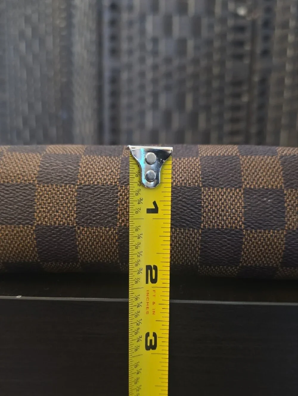 Louis Vuitton Damier Ebene Cosmetic Pouch PM (AS IS / Read Description)